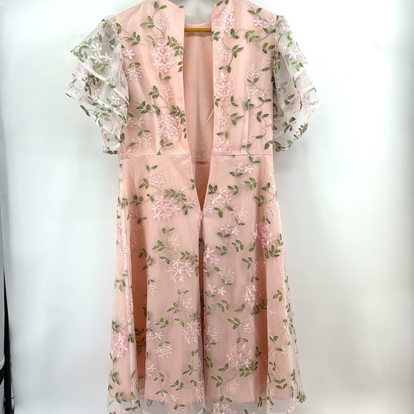 JessaKae Pink Floral Midi Dress - Picture 3 of 6